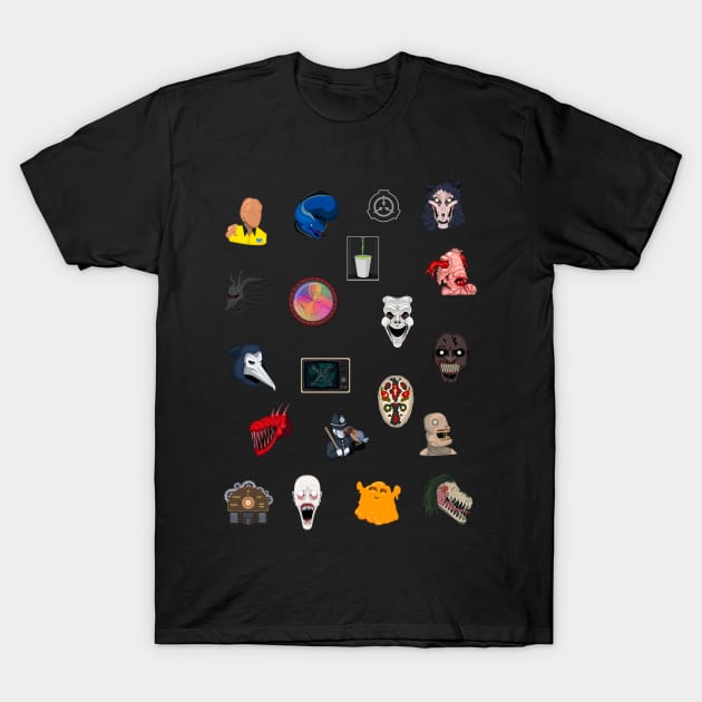 SCP Patter/sticker pack T-Shirt by NGM